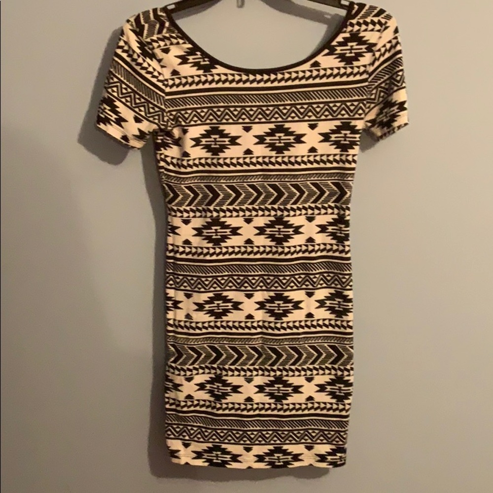 Mini printed dress